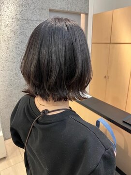 ビームズヘア 藤が丘店(Bee Ms HAIR) 小顔見せショートベージュカラーブリーチしない透明感カラー