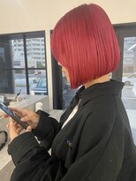 スーパーシーン(SUPER SCENE)&nbsp;くびれヘア/アプリコットオレンジ/夏のヘアアレンジ/宜野湾