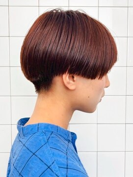 オジョマノ(OjOmano) 大人ショートハイライト髪質改善キッズカット前髪30代40代