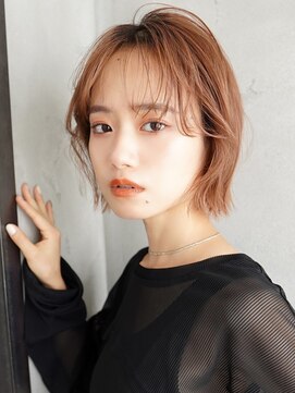 ラフィス ヘアー リュクス 門前仲町店(La fith hair luxe) 【La fith】ぱつっとボブ×カーテンバング