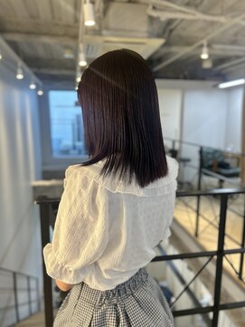 ヌープヘアーアイス(NUUP.hair ici) 【透明感カラー】髪質改善で秋の透明感カラー◎