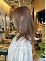 ソエル(Soell)&nbsp;三宮 元町 髪質改善 レイヤーカット ふんわりミディアム ミセス