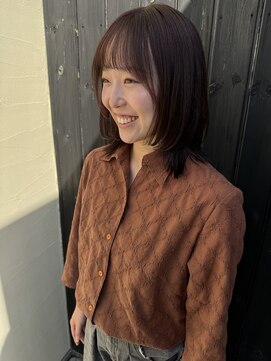 アオトソラ 秋色ミディアムヘア