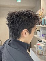 エムクール(M,cooL)&nbsp;ピンパーマツイストピンパーマスパイキーショート