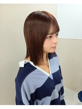 【キャラメルブラウン】髪質改善トリートメント