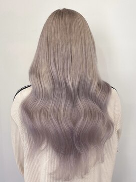 ラピステン 福岡天神 大名店(Lapis) ブリーチ/ホワイトベージュ/シルバー/ケアブリーチ/エクステ