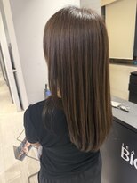 ギンザ ル グラン(JEAN CLAUDE BIGUINE GINZA Le Grand)&nbsp;髪質改善ツヤロング　/スモーキーブラウン/髪質改善/縮毛矯正