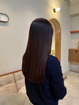 ムク 甲府(muku.)&nbsp;ピンクブラウン/暖色カラー/美髮カラー/髪質改善/顔まわりカット