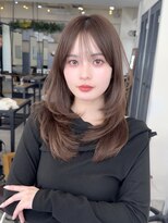 コート 表参道(Cote) 美髪レイヤーカット/くびれ巻き髪/ベージュカラー/縮毛矯正