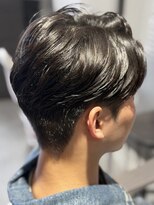 エニー 栄(Any) men's hair 刈り上げ × 毛流れ