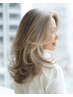 【山元指名】白髪ぼかし全体ハイライト+AVEDAカラー+TR