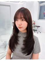 コア プラス 立川(COA PLUS)&nbsp;韓国風レイヤーカット髪質改善顔周りカット