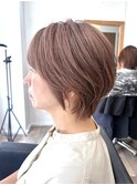 40代50代60代/脱白髪染め白髪ぼかしハイライト/大人ショート
