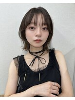 ロット 横浜(lot)&nbsp;ナチュラルショート×レイヤーボブ×グレージュ横浜駅