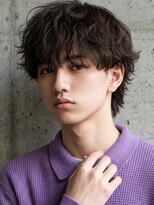 ヘッドストック 大和八木店(HEAD STOCK) シャドウパーマニュアンスパーマソフトツイストメンズカット眉毛