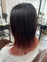 ヘアーデザイン ゴールド(Hair design GOLD)&nbsp;ピンクグラデーションカラー