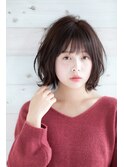 【Rire-リル銀座-】ひし形シルエットちょっと長めのエアリーボブ