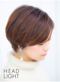 大人かわいい☆小顔耳かけショートボブ