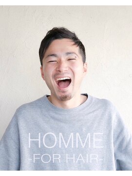 オム(HOMME) アップバング ショート