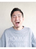 アップバング ショート