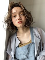 ニール 名古屋 伏見 丸の内(NEELU)&nbsp;切りっぱなし抜け感ボブ/ハイライト