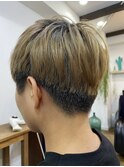 長めの刈り上げ
