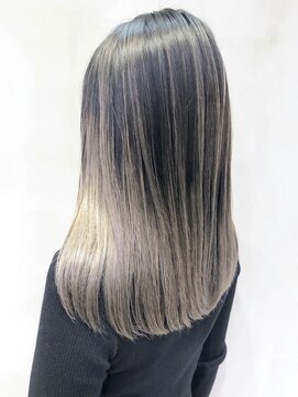 アルバム 銀座(ALBUM GINZA) ハイライトグラデーション_オリーブカラー_ba309781