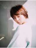 アンニュイショートボブ20代/30代/40代/50代/庭瀬