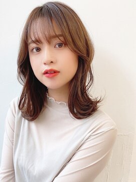 ハニーシブヤ(HONEY shibuya) 【HONEY渋谷】前髪あり×くびれミディ