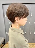 #ショートヘア #耳掛けショート #丸み #マッシュ