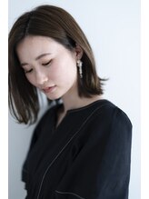 ビュートアール(beaut R a';r) オリーブグレー外ハネボブ