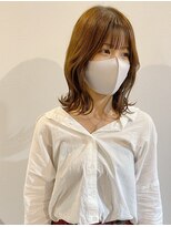 シロ 延岡店(SIRO)&nbsp;【韓国風外ハネミディアムボブ】延岡美容室シロSIRO髪質改善艶髪