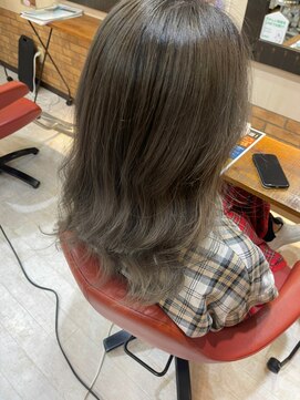 ヘアスタジオブービー ハイライト×セミディ