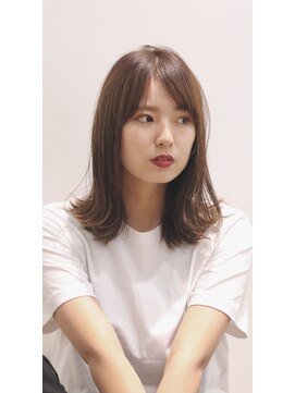 ミラー(mirror) 白髪ぼかし明るめフォギーベージュ