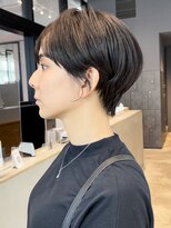 アルバム 銀座(ALBUM GINZA)&nbsp;ダークショート_外ハネボブセクションカラー_ba403191