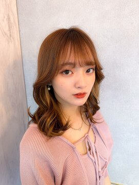 ルームバイシー 新宿(Loom. by Sea) くびれヘア/ブラウンカラー/チョコレートブラウン