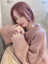 ルービック 奈良(Rubik's)&nbsp;ニュアンス外ハネ大人ウルフボブ×暖色おしゃれカラー