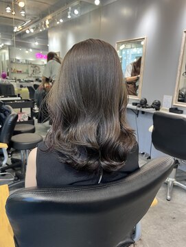 アソビセカンド 原宿(ASOBI 2nd) オリーブグレージュ 20代/30代/ブリーチなし