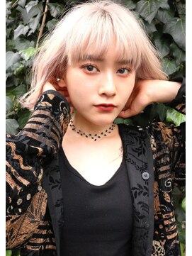 キティン 吉祥寺(kitin) 《kitin吉祥寺》透明感　ブロンドカラー　ボブスタイル