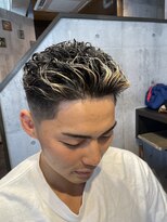 スウェル 七隈四ツ角店(SWELL) 宮城リョータ風パーマ　メンズパーマ　barber