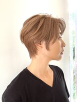 トリッカアヴェダ(tricca AVEDA) 【お客様スタイル】ハンサムショート×ミルクティーベージュ