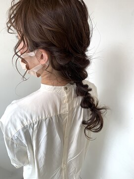 ミラバイグリーン(Mira by green) 【担当KANNA】パーマ風バング×編みおろし