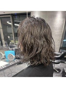 スノウ(SKNOW) ボブレイヤー　癖毛風パーマ