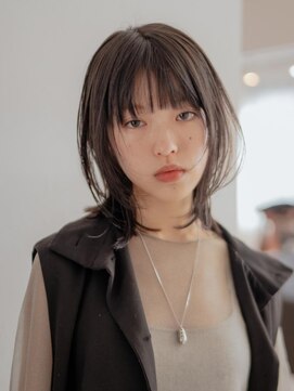 ベンジー 北千住店(benji) ボブから伸ばし中のミディアムレイヤー　2