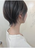 ショートカット×ひし形ショートボブ×前髪あり×外ハネ