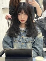 サイン 渋谷(SIGN)&nbsp;ザクザクレイヤーカット巻き方簡単ミディアムロング韓国表参道