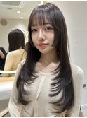 ザクザクレイヤーカット巻き方簡単ロング韓国アイドル表参道渋谷