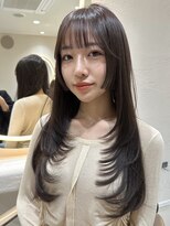 サイン 渋谷(SIGN)&nbsp;ザクザクレイヤーカット巻き方簡単ロング韓国アイドル表参道渋谷