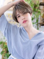 カバーヘア ブリス 戸田公園西口店(COVER HAIR bliss)&nbsp;外国人風マッシュショート斜めバングh3戸田公園20代30代40代