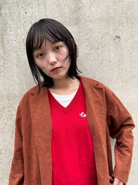 メゾンアクア 表参道(Maison ACQUA) ◎切りっぱなしボブ縮毛矯正ショートボブストレートパーマ